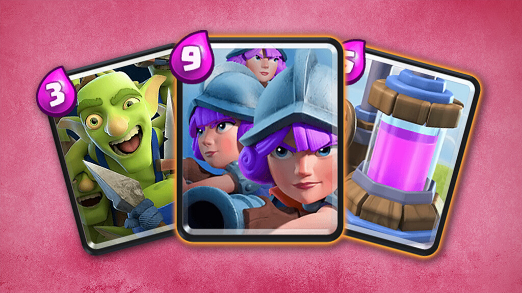 【クラロワ】根強い人気！枯渇三銃士デッキの立ち回りと覚えておきたいテクニック