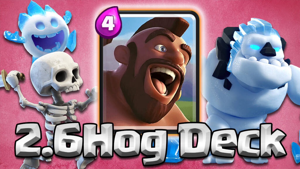 【クラロワ】人気No.1デッキ「2.6ホグ」の立ち回りを基礎から応用まで徹底解説！