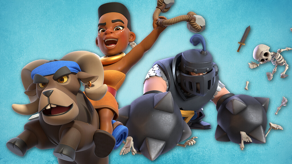 【クラロワ】攻守万能！『メガナイトラムデッキ』の立ち回り解説