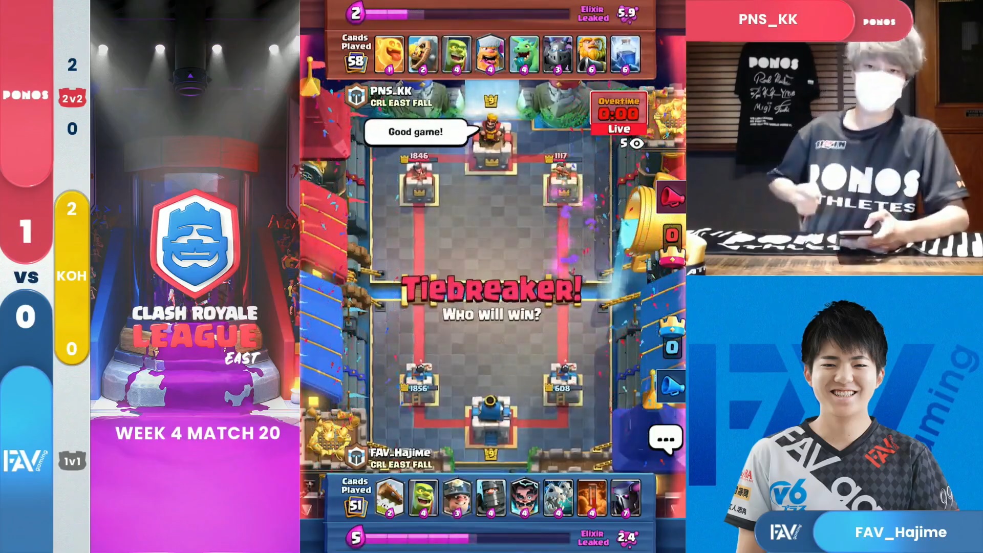 【CRL East】2020-Fall | Week4 | 大注目の『日本ダービー』はPONOSに軍配