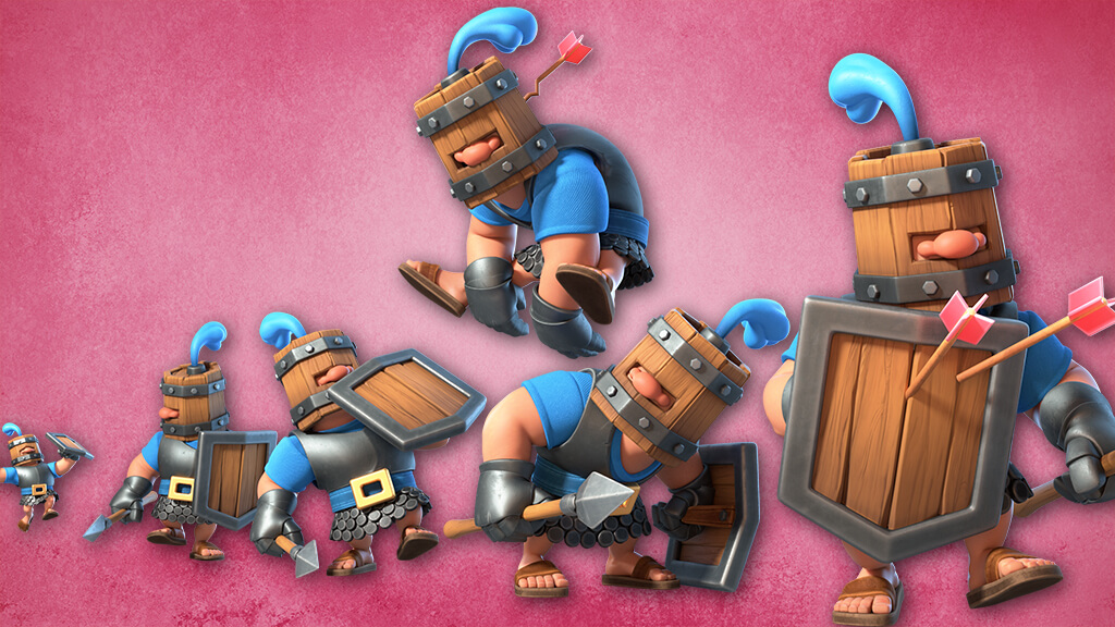 【クラロワ】見習い親衛隊を使いこなす為の”位置”と”タイミング”を覚えよう！